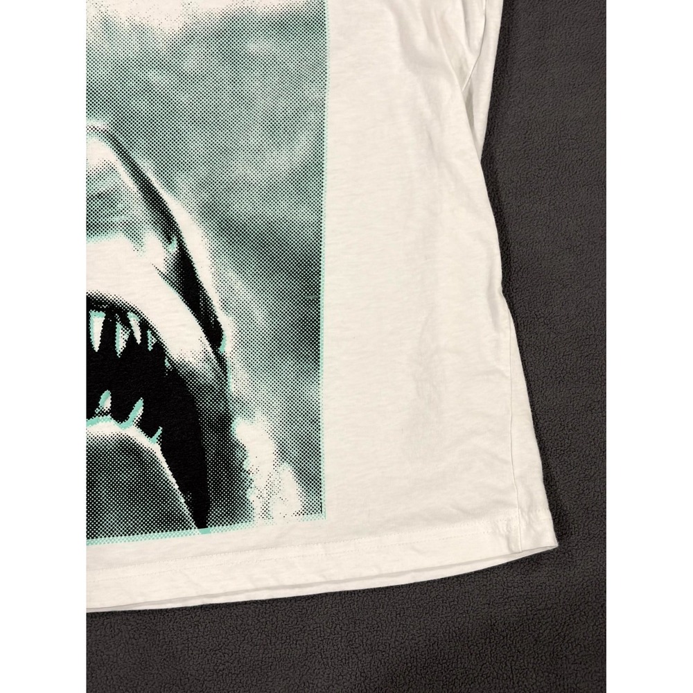 Jaws Tank Top Mens Large White Shark 1975 Swimmer Horror Adventure Film Graphic - Picture 5 of 14